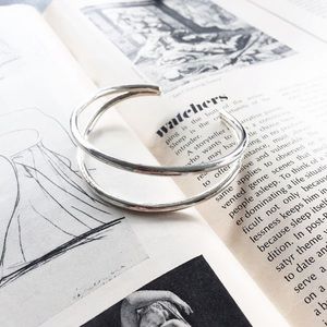 Vintage Sterling Silver Cuff Bracelet